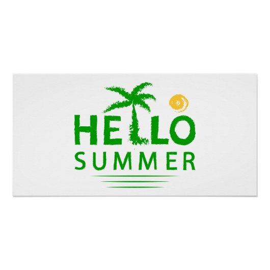 Hallo Sommer Poster (Vorderseite)