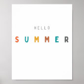 Hallo Sommer. Poster & Prints (Vorne)