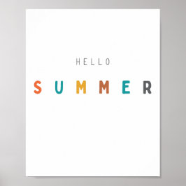 Hallo Sommer. Poster & Prints