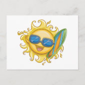 Hallo Sommer Postkarte (Vorderseite)