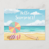 Hallo Sommer Postkarte (Vorderseite)