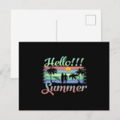 Hallo Sommer Postkarte (Vorne/Hinten)