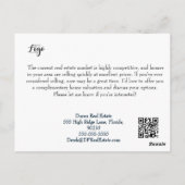 Hallo Sommer! | Real Anwesen Marketing Postkarte (Rückseite)