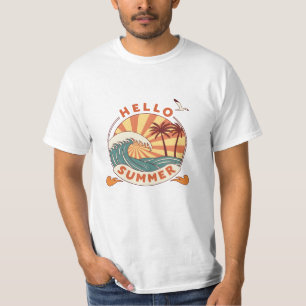 Hallo Sommer: Retro Beach Vibes T-Shirt