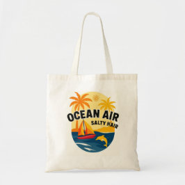 Hallo Sommer - Retro Tropical Vibes Tote Tasche