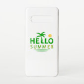 Hallo Sommer Samsung Galaxy Hülle (Rückseite)