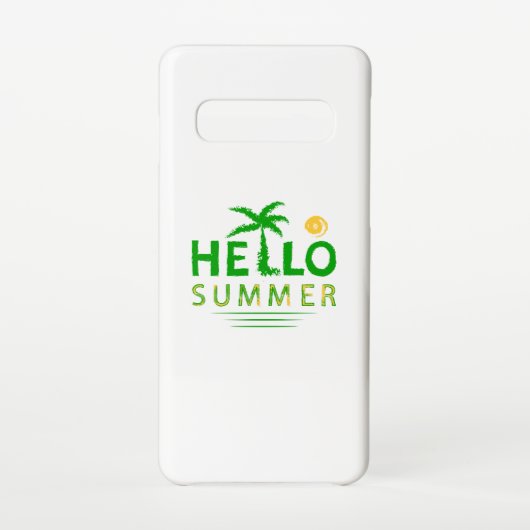Hallo Sommer Samsung Galaxy Hülle (Rückseite)