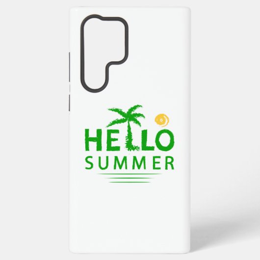 Hallo Sommer Samsung Galaxy Hülle (Rückseite)