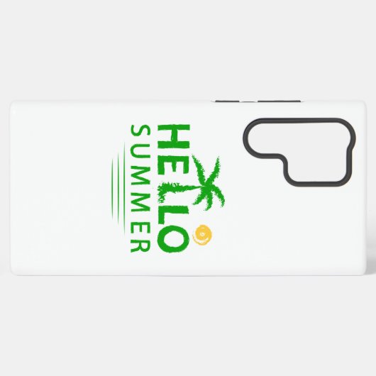 Hallo Sommer Samsung Galaxy Hülle (Rückseite (Horizontal))