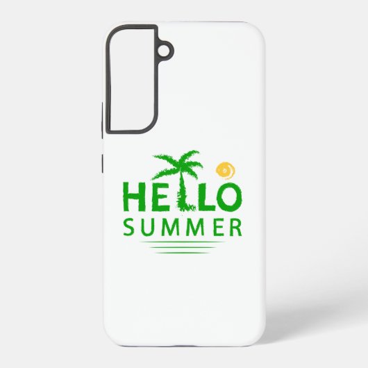 Hallo Sommer Samsung Galaxy Hülle (Rückseite)