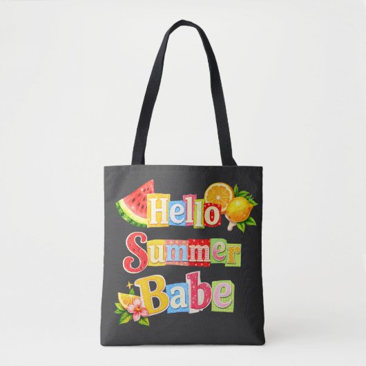 Hallo Sommer-Schatz Tasche (Vorderseite)
