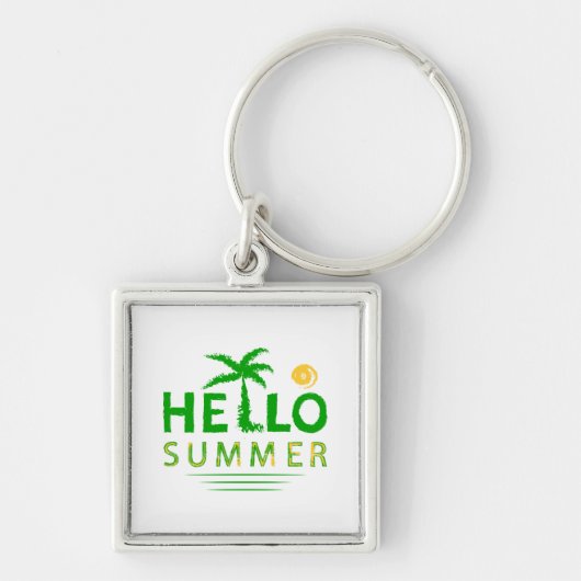 Hallo Sommer Schlüsselanhänger (Vorne)
