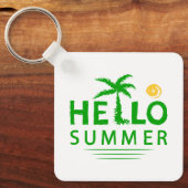 Hallo Sommer Schlüsselanhänger (Vorderseite)