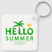 Hallo Sommer Schlüsselanhänger (Rückseite)