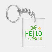 Hallo Sommer Schlüsselanhänger (Vorderseite links)