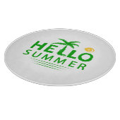 Hallo Sommer Schneidebrett (Ecke)