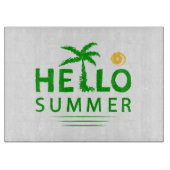 Hallo Sommer Schneidebrett (Vorderseite)