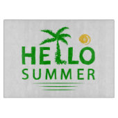 Hallo Sommer Schneidebrett (Vorderseite)