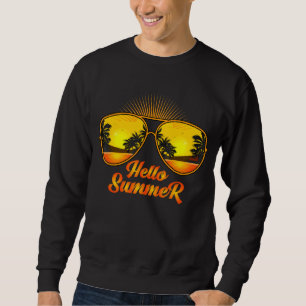 Hallo Sommer schöne Brille und ich bin im Begriff Sweatshirt