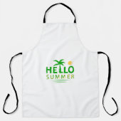 Hallo Sommer Schürze (Vorderseite)