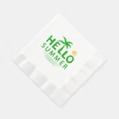 Hallo Sommer Serviette (Ecke)