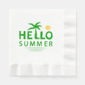 Hallo Sommer Serviette (Vorderseite)