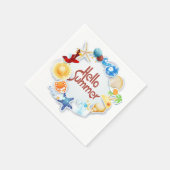 Hallo Sommer Serviette (Ecke)