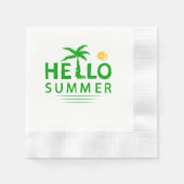 Hallo Sommer Serviette (Vorderseite)