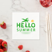 Hallo Sommer Serviette (Beispiel)