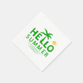 Hallo Sommer Serviette (Ecke)