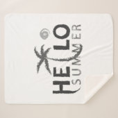 Hallo Sommer Sherpadecke (Vorderseite (Horizontal))