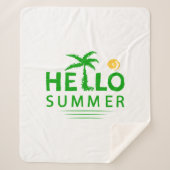 Hallo Sommer Sherpadecke (Vorderseite)