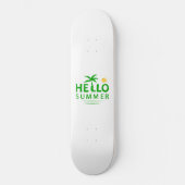 Hallo Sommer Skateboard (Vorderseite)