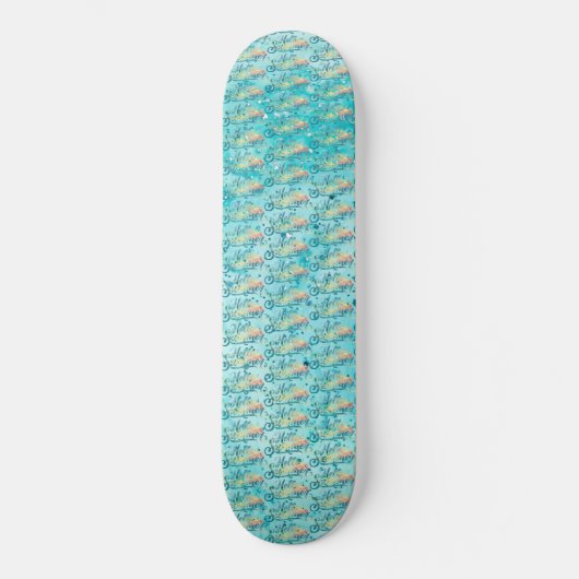 Hallo Sommer Skateboard (Vorderseite)
