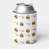 Hallo Sommer Sonne mit Sonnenbrille Dosenkühler (Kanne Rückseite)