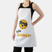Hallo Sommer Sonne mit Sonnenbrille Schürze (InSitu)