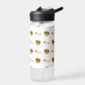 Hallo Sommer Sonne mit Sonnenbrille Trinkflasche (Links)