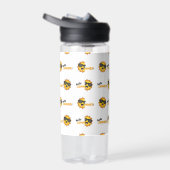 Hallo Sommer Sonne mit Sonnenbrille Trinkflasche (Rechts)