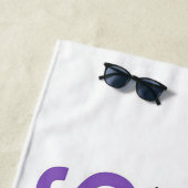 Hallo Sommer Strandtuch (Beispiel)