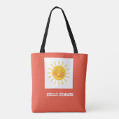 Hallo Sommer Sunburst Tasche (Rückseite)
