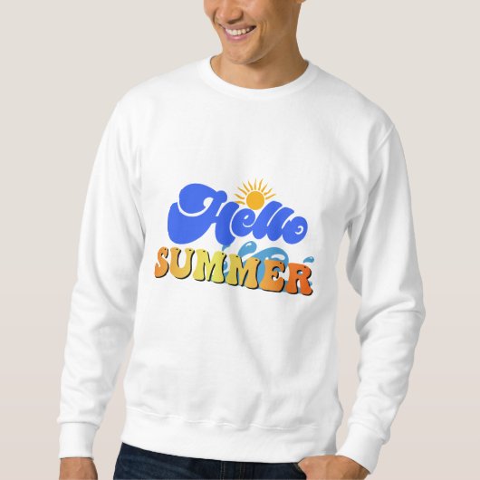 Hallo Sommer Sweatshirt (Vorderseite)