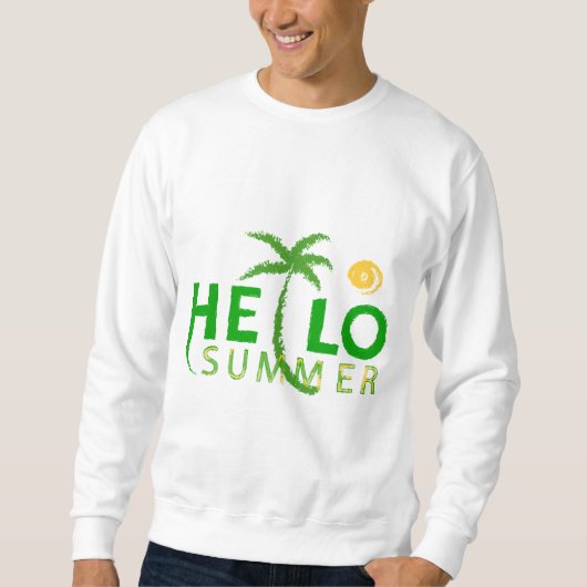 Hallo Sommer Sweatshirt (Vorderseite)
