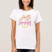 Hallo Sommer T-Shirt (Vorderseite)