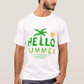 Hallo Sommer T-Shirt (Vorderseite)