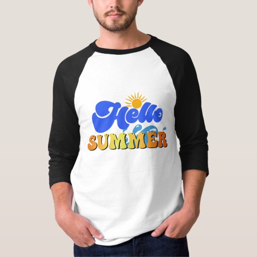 Hallo Sommer T-Shirt (Vorderseite)