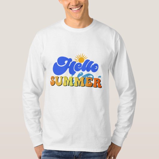Hallo Sommer T-Shirt (Vorderseite)