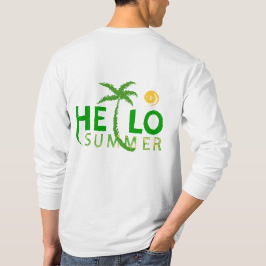 Hallo Sommer T-Shirt (Rückseite)