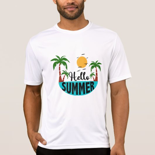 Hallo Sommer T-Shirt (Vorderseite)