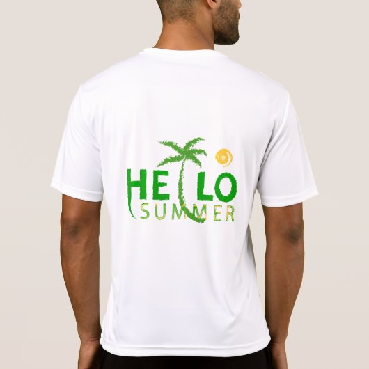 Hallo Sommer T-Shirt (Rückseite)