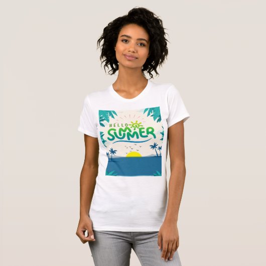 Hallo Sommer T-Shirt (Vorne ganz)